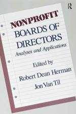 Nonprofit Boards of Directors af Robert Herman