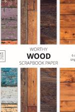 Worthy Wood Scrapbook Paper af Make Better Crafts