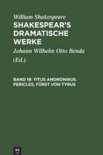Titus Andronikus. Pericles, Furst Von Tyrus af William Shakespeare