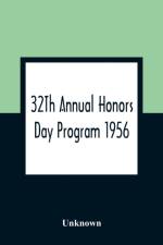 32Th Annual Honors Day Program 1956 af Unknown