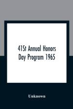 41St Annual Honors Day Program 1965 af Unknown