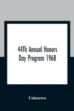 44Th Annual Honors Day Program 1968 af Unknown