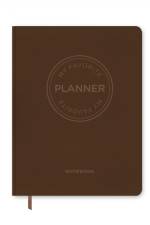 MY FAVORITE PLANNER Notebook / Dark Brown af Forlaget Aronsen