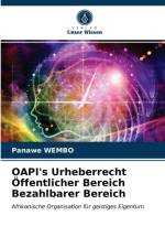 OAPI's Urheberrecht OEffentlicher Bereich Bezahlbarer Bereich af Panawe Wembo