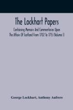 Lockhart Papers af George Lockhart