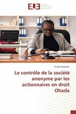controle de la societe anonyme par les actionnaires en droit Ohada af Tundé Akplogan