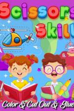 Scissors Skill Color And Cut Out And Glue af Coloring Book Happy Hour