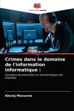 Crimes dans le domaine de l'information informatique af Maxurow Alexej Maxurow