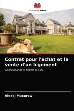 Contrat pour l'achat et la vente d'un logement af Maxurow Alexej Maxurow