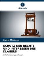 SCHUTZ DER RECHTE UND INTERESSEN DES KLAGERS af Maxurow Alexej Maxurow