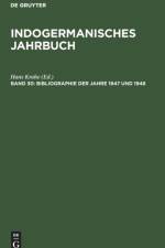 Bibliographie Der Jahre 1947 Und 1948