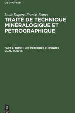 Les Methodes Chimiques Qualitatives af Francis Pearce