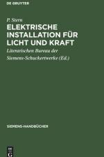 Elektrische Installation Fur Licht Und Kraft af P Stern