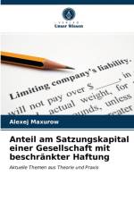 Anteil am Satzungskapital einer Gesellschaft mit beschrankter Haftung af Maxurow Alexej Maxurow