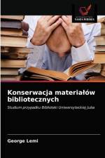 Konserwacja materialow bibliotecznych af Lemi George Lemi