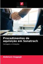 Procedimentos de aquisicao em Sonatrach af Zeggagh Abdelaziz Zeggagh