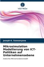 Mikrosimulation Modellierung von ICT-Politiken auf Unternehmensebene af Joseph K Ssewanyana