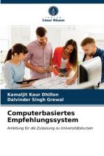 Computerbasiertes Empfehlungssystem af Dhillon Kamaljit Kaur Dhillon