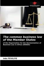 common business law of the Member States af FEVILIYE Ines FEVILIYE