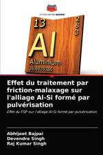 Effet du traitement par friction-malaxage sur l'alliage Al-Si forme par pulverisation af Bajpai Abhijeet Bajpai