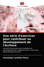 Une serie d'exercices pour contribuer au developpement de l'ecriture af Catellon Perez Yarisleidy Catellon Perez