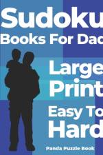 Sudoku Books For Dad Large Print Easy To Hard af Book Panda Puzzle Book