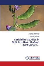 Variability Studies in Dolichos Bean (Lablab purpureus L.) af Deshmukh Jaykumar Deshmukh
