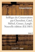 SOLF GES DU CONSERVATOIRE PAR CHERUBINI, af Batiste-E