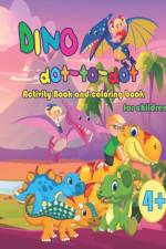 DINO dot-to-dot Activity Book and coloring book for children from 4 years af Zaneta Schary