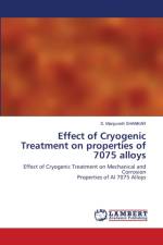 Effect of Cryogenic Treatment on properties of 7075 alloys af S Manjunath Shankar
