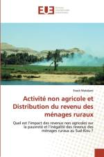 Activite non agricole et Distribution du revenu des menages ruraux af Enock Matabaro
