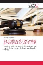 La motivacion de costas procesales en el COGEP af Cordero D. Michelle Cordero D.