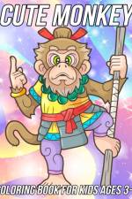 Monkey Coloring Book for Kids Ages 3-8 af Mezzo Zentangle Designs