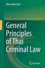 General Principles of Thai Criminal Law af Alessandro Stasi