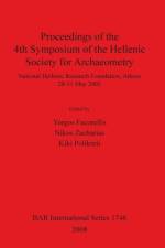 Proceedings of the 4th Symposium of the Hellenic Society for Archaeometry