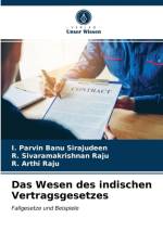 Wesen des indischen Vertragsgesetzes af I Parvin Banu Sirajudeen