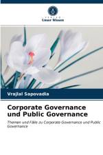 Corporate Governance und Public Governance af Vrajlal Sapovadia