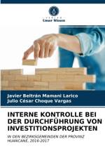 Interne Kontrolle Bei Der Durchfuhrung Von Investitionsprojekten af Javier Beltrán Mamani Larico