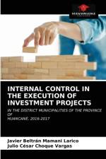Internal Control in the Execution of Investment Projects af Javier Beltrán Mamani Larico