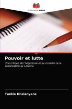 Pouvoir et lutte af Tankie Khalanyane
