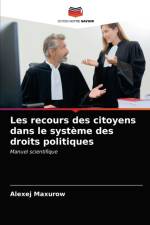 Les recours des citoyens dans le systeme des droits politiques af Alexej Maxurow