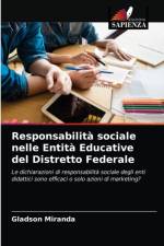 Responsabilita sociale nelle Entita Educative del Distretto Federale af Gladson Miranda