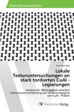 Lokale Texturuntersuchungen an stark tordierten CuAl - Legierungen af Paul Nachtigall