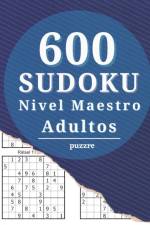 600 Sudokus Nivel Maestro Adultos af Puzzre