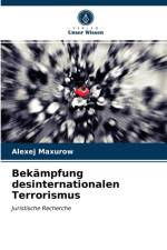 Bekampfung desinternationalen Terrorismus af Alexej Maxurow