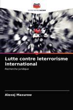 Lutte contre leterrorisme international af Alexej Maxurow