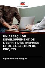 Apercu Du Developpement de l'Esprit d'Entreprise Et de la Gestion de Projets af Alpha Bernard Bangura