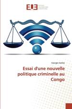 Essai d'une nouvelle politique criminelle au Congo af Georges Samba