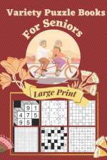 Variety Puzzle Books For Seniors Large Print af Puzzre