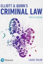 Elliott & Quinn's Criminal Law af Louise Taylor